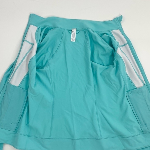 NWOT Ivivva By Lululemon Perfect Your Practice Jacket Blue Full Zip Size 14 XL - Picture 10 of 11